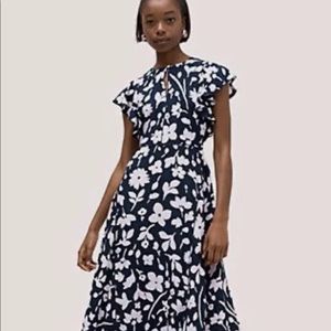 Kate Spade Dress Size 8 Purple Blue Floral